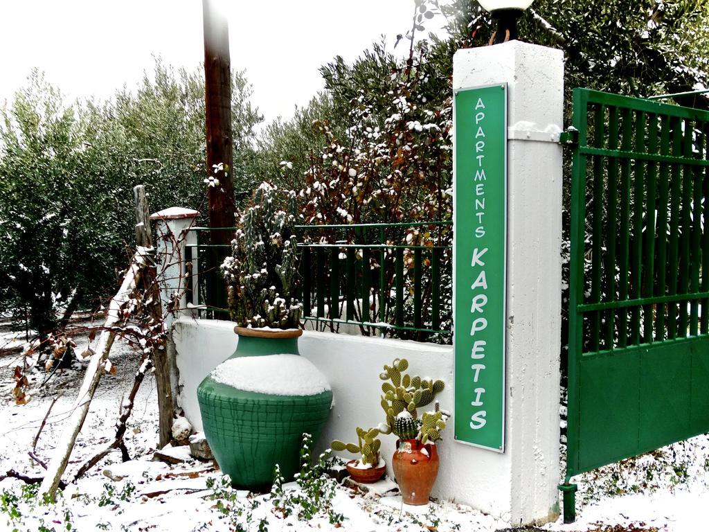 Apartments Karpetis A Green Paradise Psakoudia Bagian luar foto